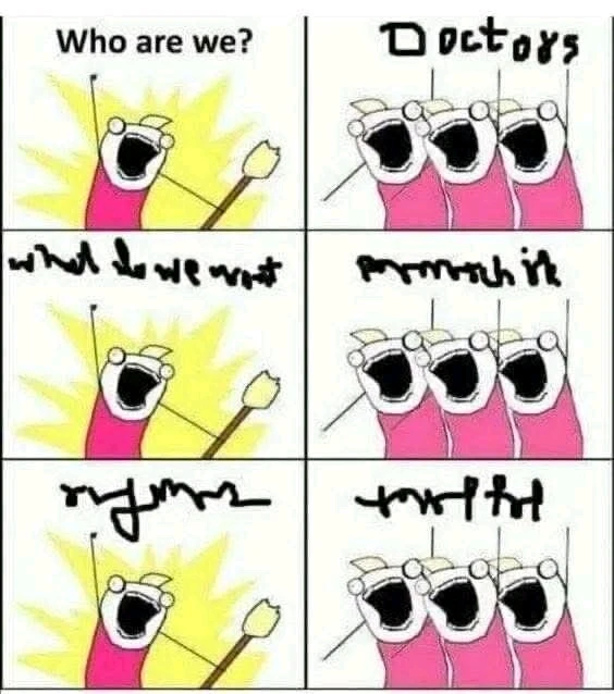 Fr though why do doctors write like this π