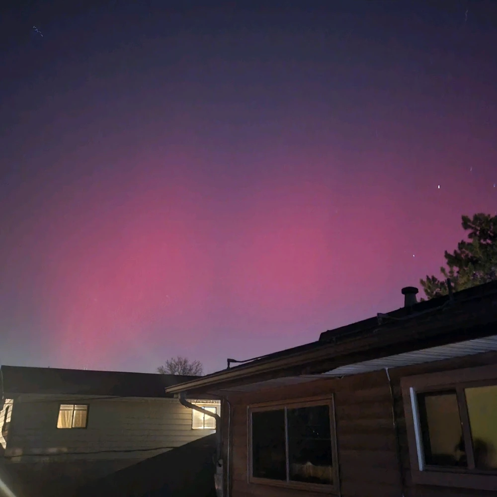 Tiny northern lights