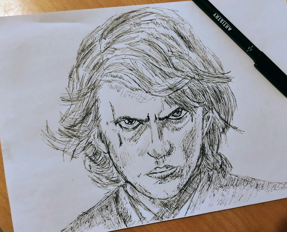 Very very quick sketch whilst rewatching Starwars - Revenge of the Sith