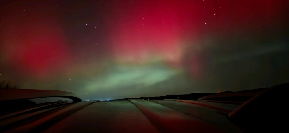 The borealis last night from southern IL