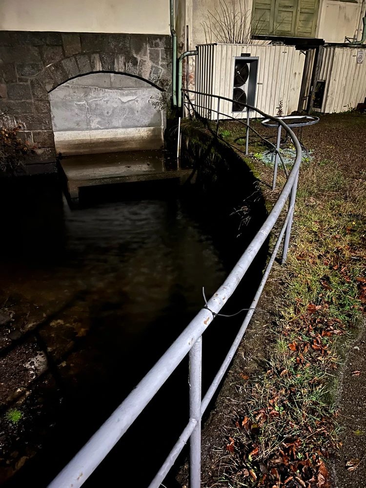Evening walk in town
