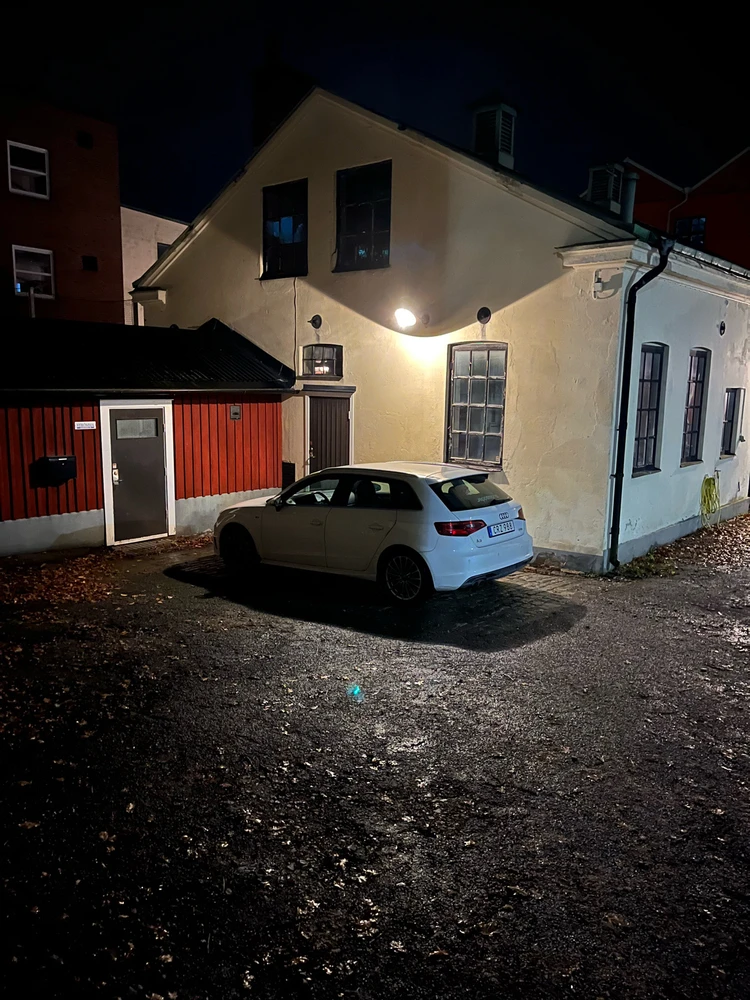 Evening walk in town