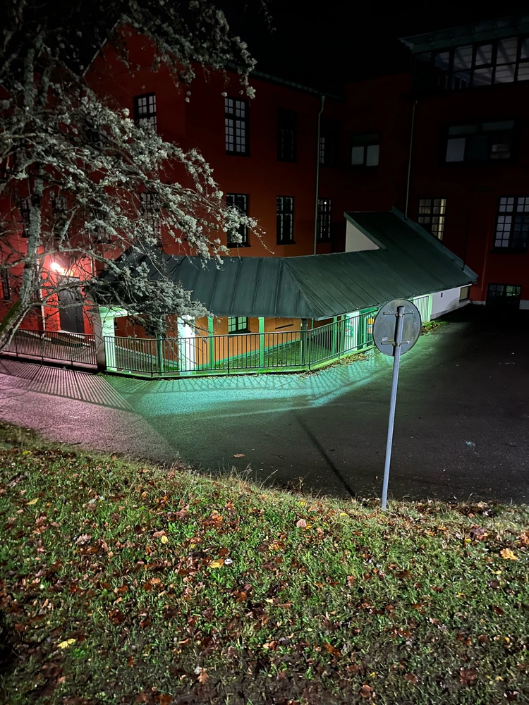 Evening walk in town