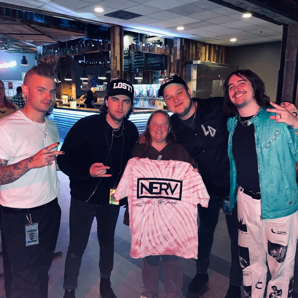 The gang for nerv and got all all there signatures 