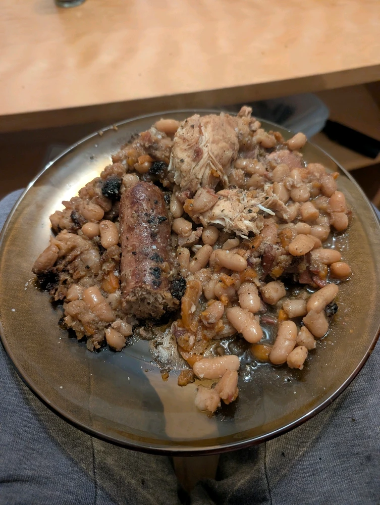 J ai fais un cassoulet, car mes colloc connaissent pas