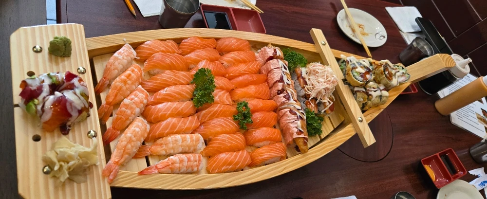I had this sushi boat