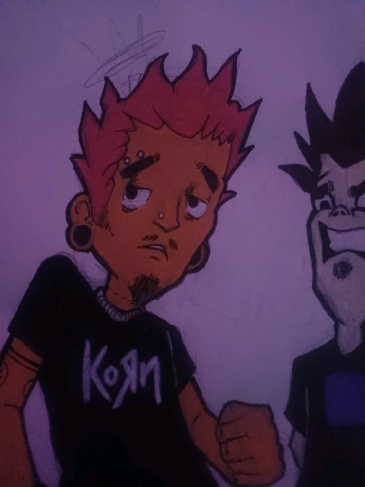 Messing around with some paint markers that have been collecting dust on my desk lol.