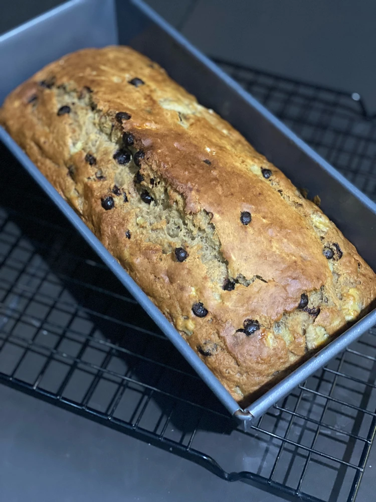 homemade banana choco bread 🥧
