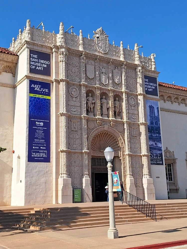 The San Diego Museum of Art building.