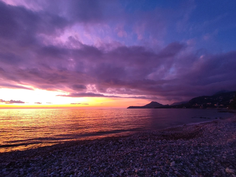 4 shades of the sunset