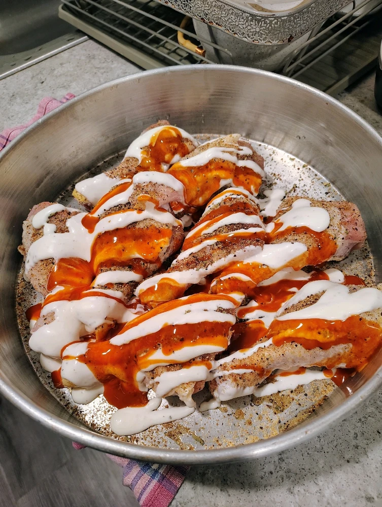 Prepping my chicken for dinnerπ¬