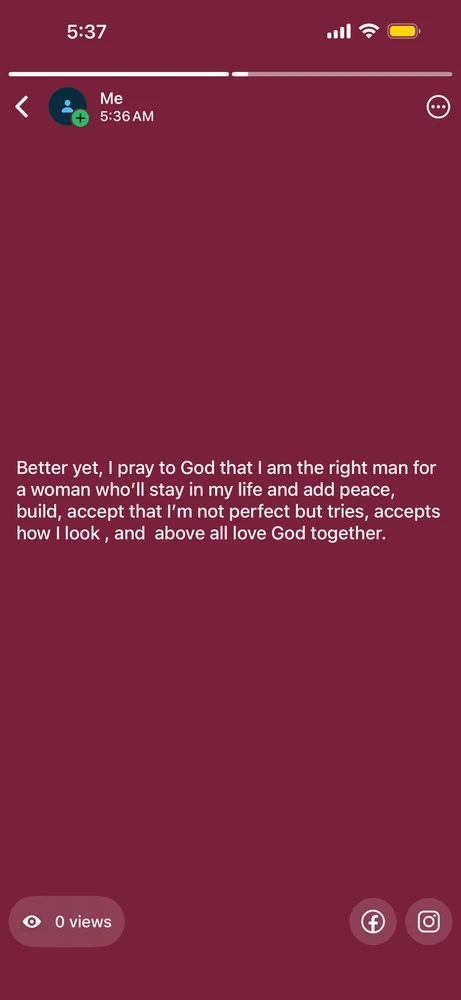 I’m praying fo God for this