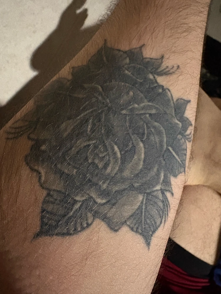 I’ve been thinking about getting a new tattoo (a tattoo of a crow) soon but here’s my most recent tattoo. This one was a cover-up too.
What’s the latest tattoo you’ve got or what’s an idea of your next tat?