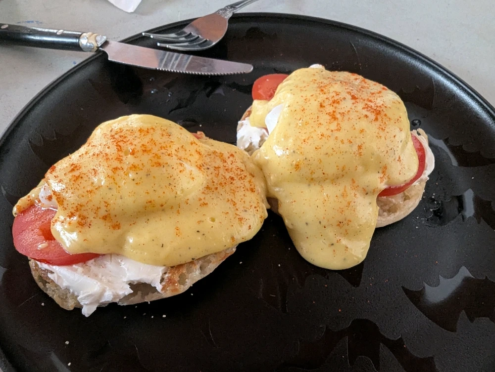Made my self a little something with fresh hollandaise