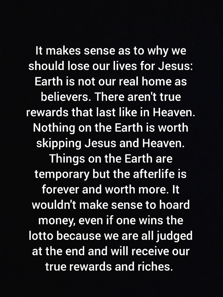 Give your life to Jesus