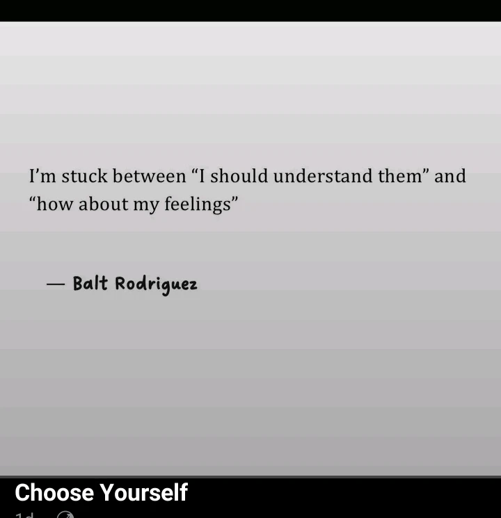 I always try to understand 😔