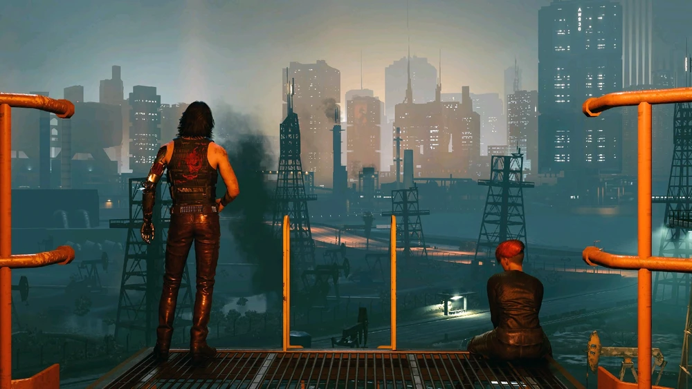 "Adeus, V. E nunca pare de lutar" - Johnny Silverhand
Cyberpunk 2077