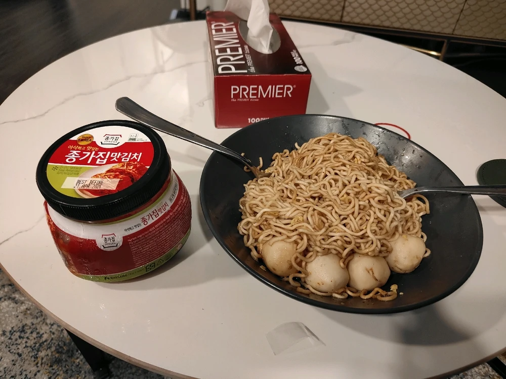 Dinner on a rainy night!