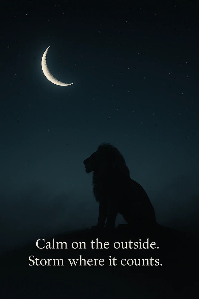 Somewhere between chill and chaos..  you’ll find me 😎🦁