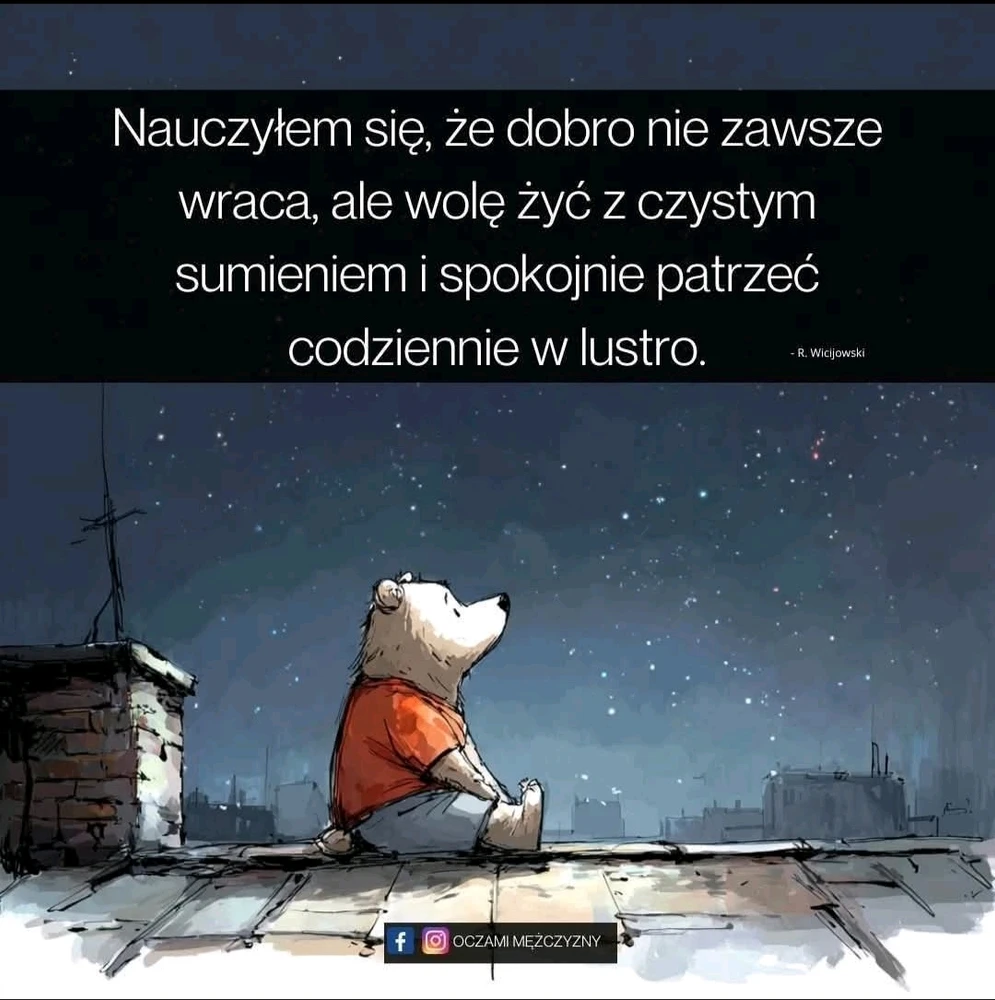 W zgodzie ze sobą.
