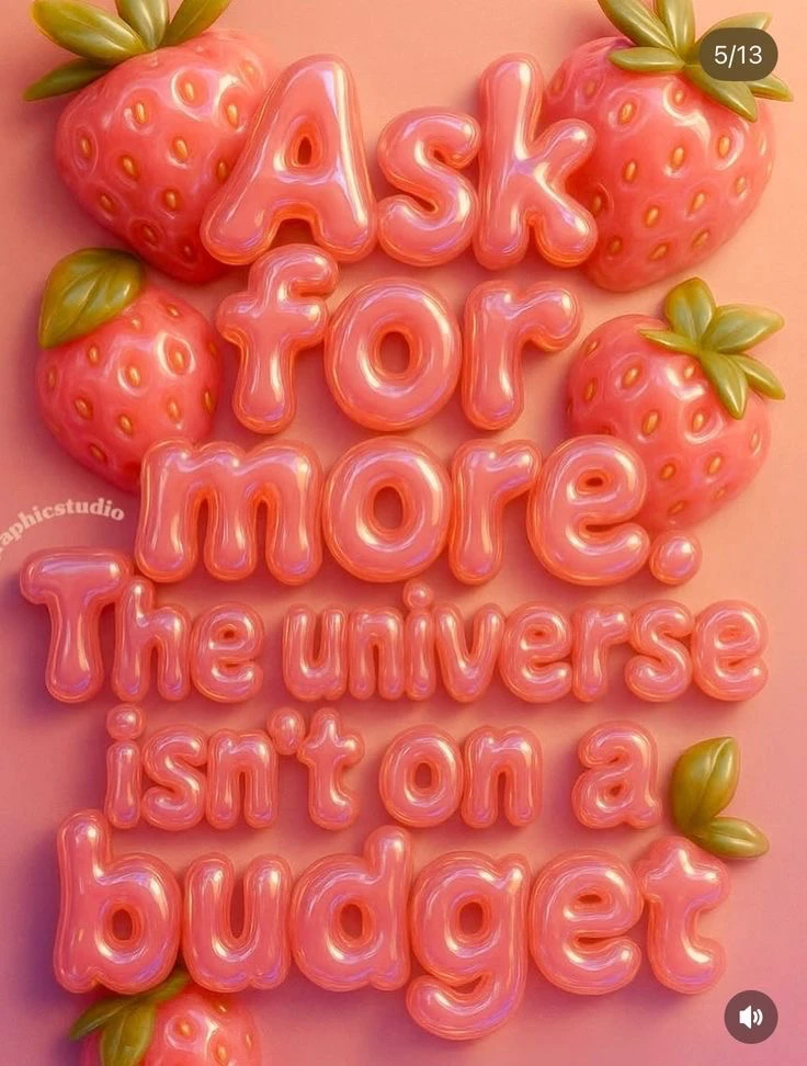 Abundance is yours, darling.