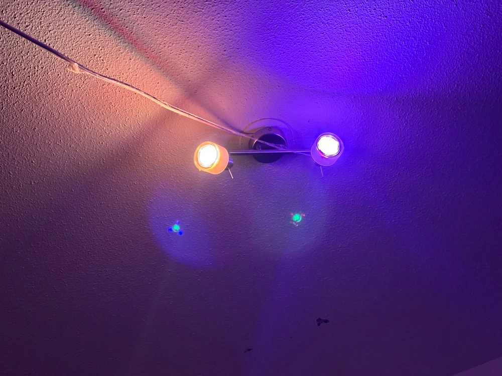 Playing with the ceiling lights 😂