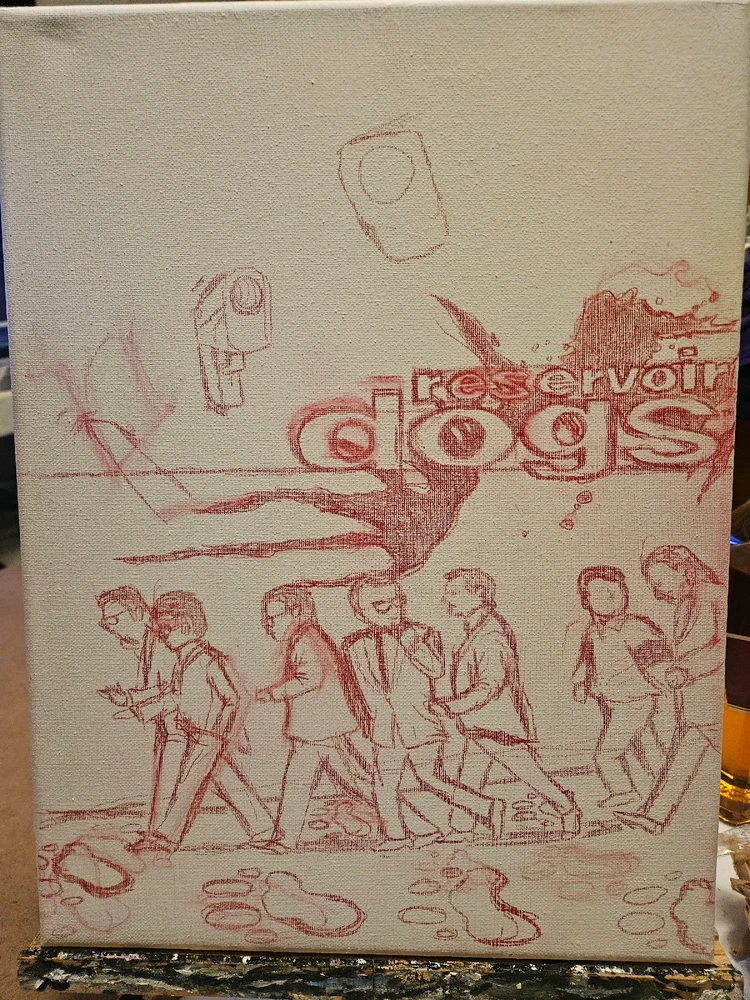 Quentin Tarantino Fan Painting Series