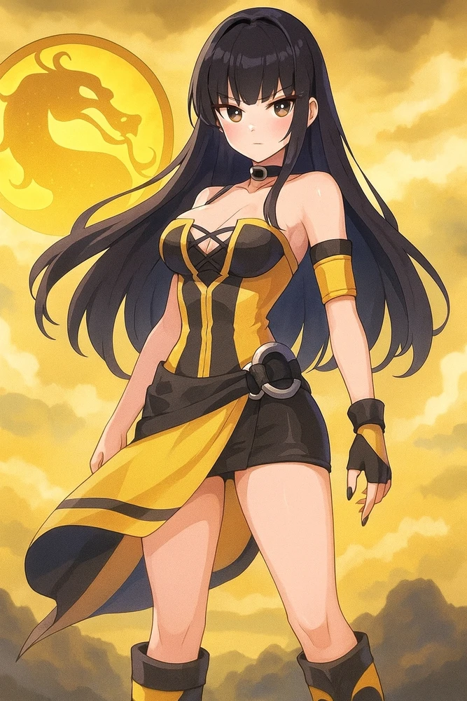 Tanya de Mortal Kombat deception pero en versión anime