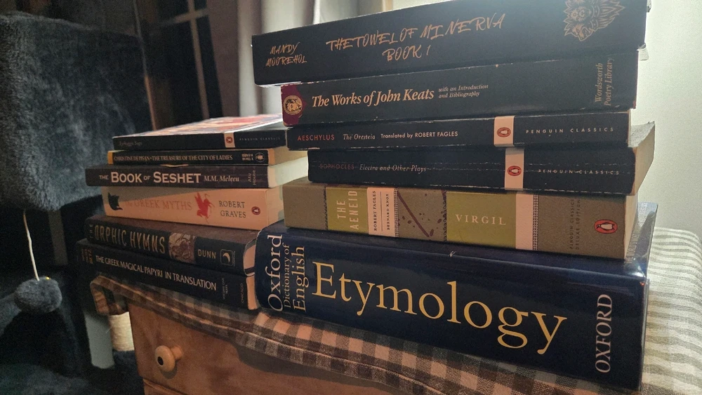 What's next to your chair?