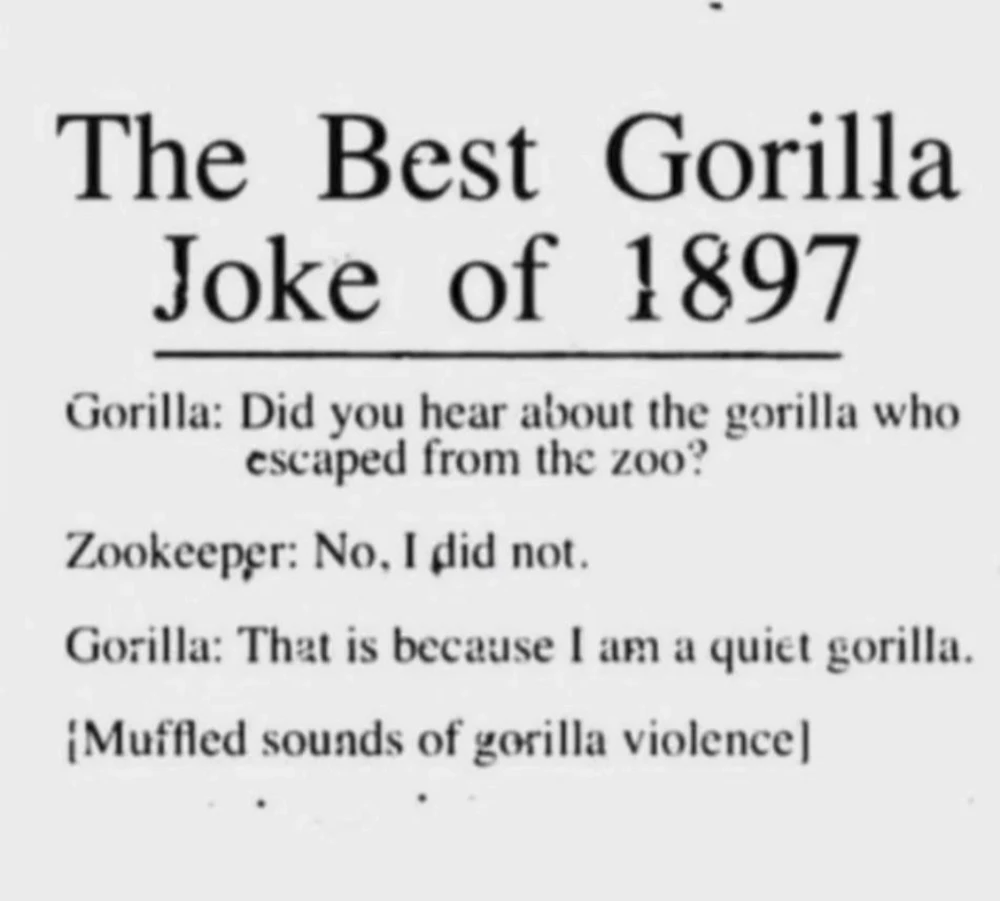 1890's joke got me laughing