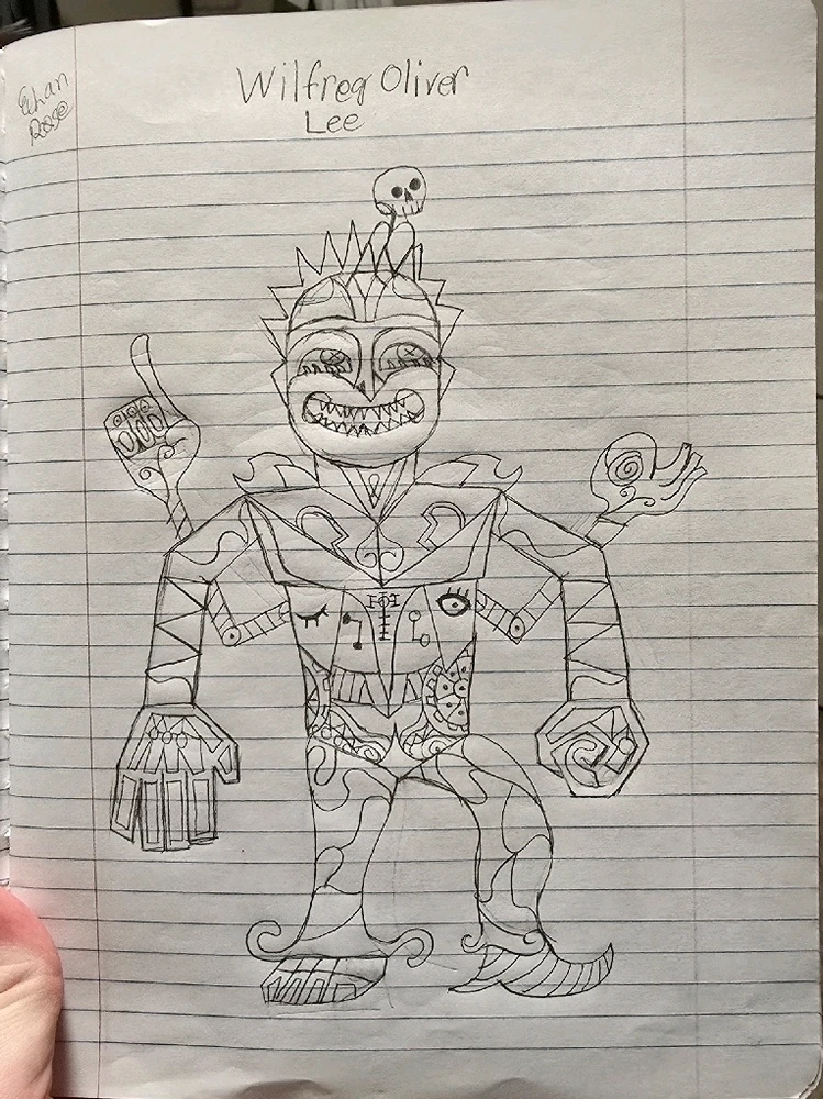 "Wilfreg Oliver Lee (Full Body)" – Me, 2025
He represents parts of my dad.
I hate Wilfreg :)
He depicts manipulative people.