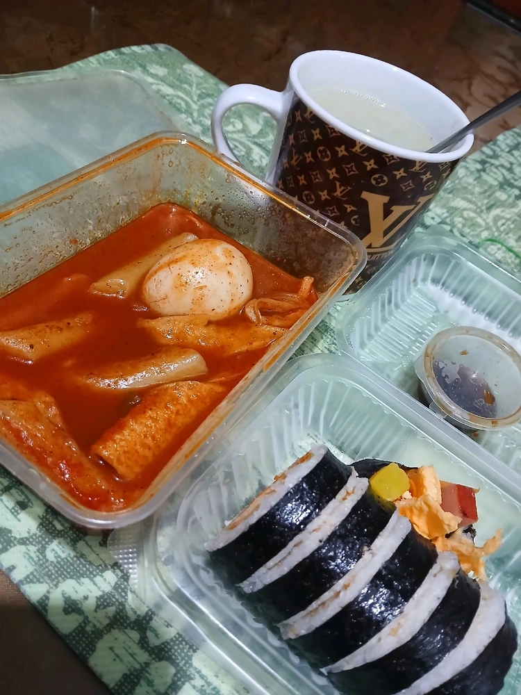 Korean food cravings achieved😋😋😋