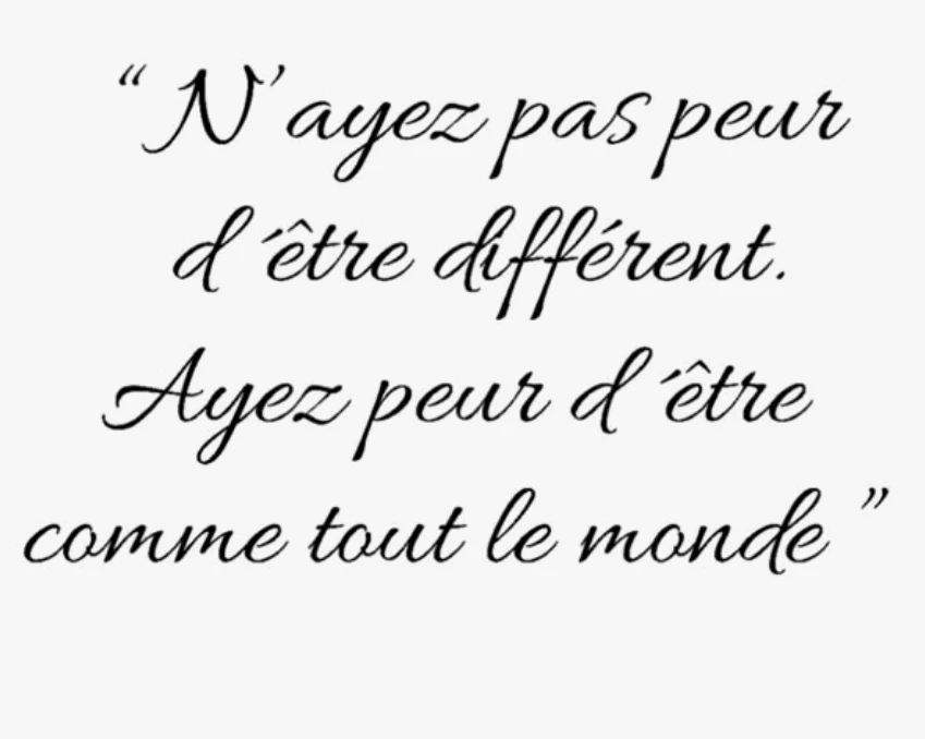 Elle fait nos forces et nos faiblesses mais avant tout elle nous montre tel que nous sommes alors ...