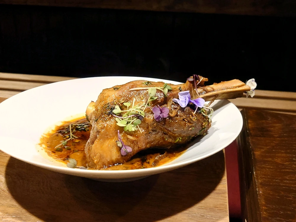 Lamb shank and some other Indian plates