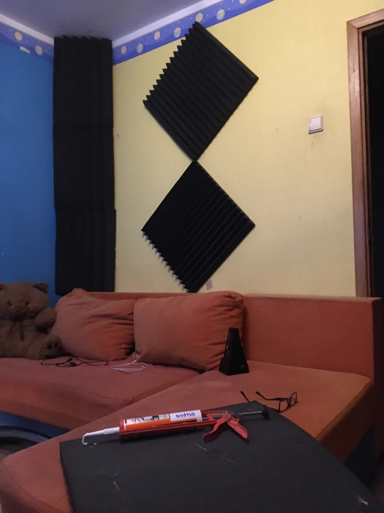 Added some sound absorbers