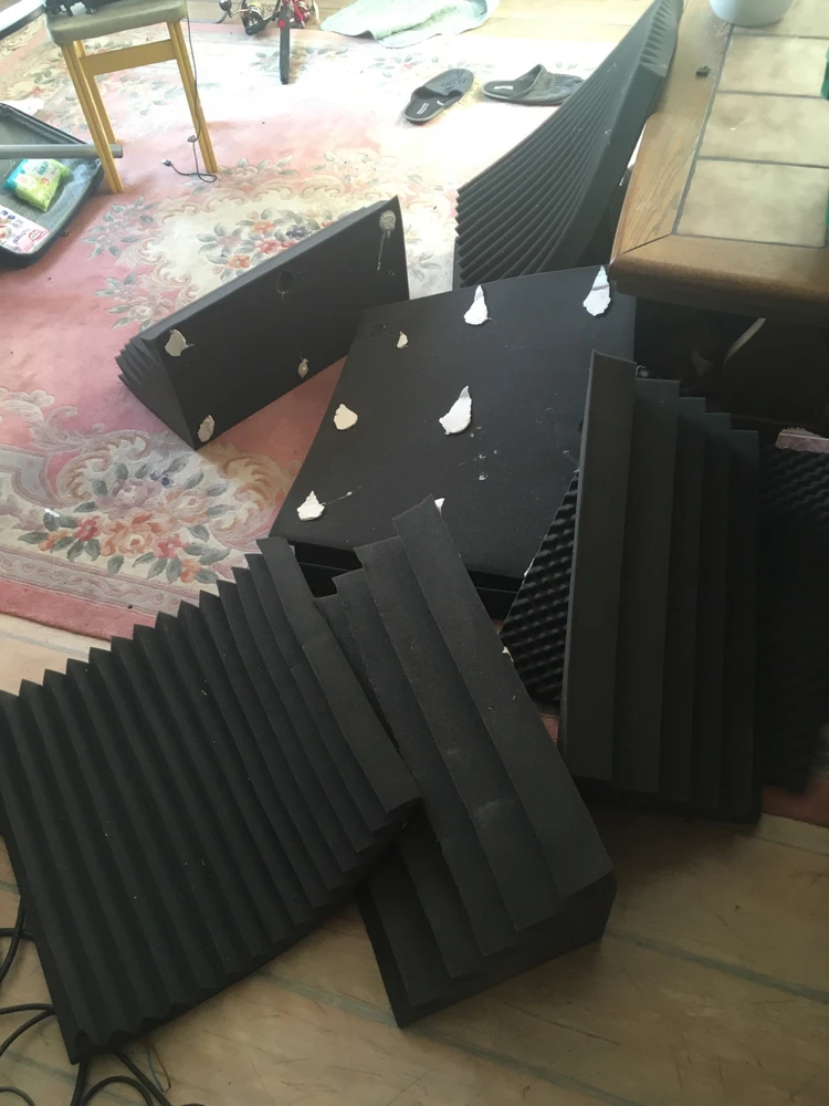 Added some sound absorbers