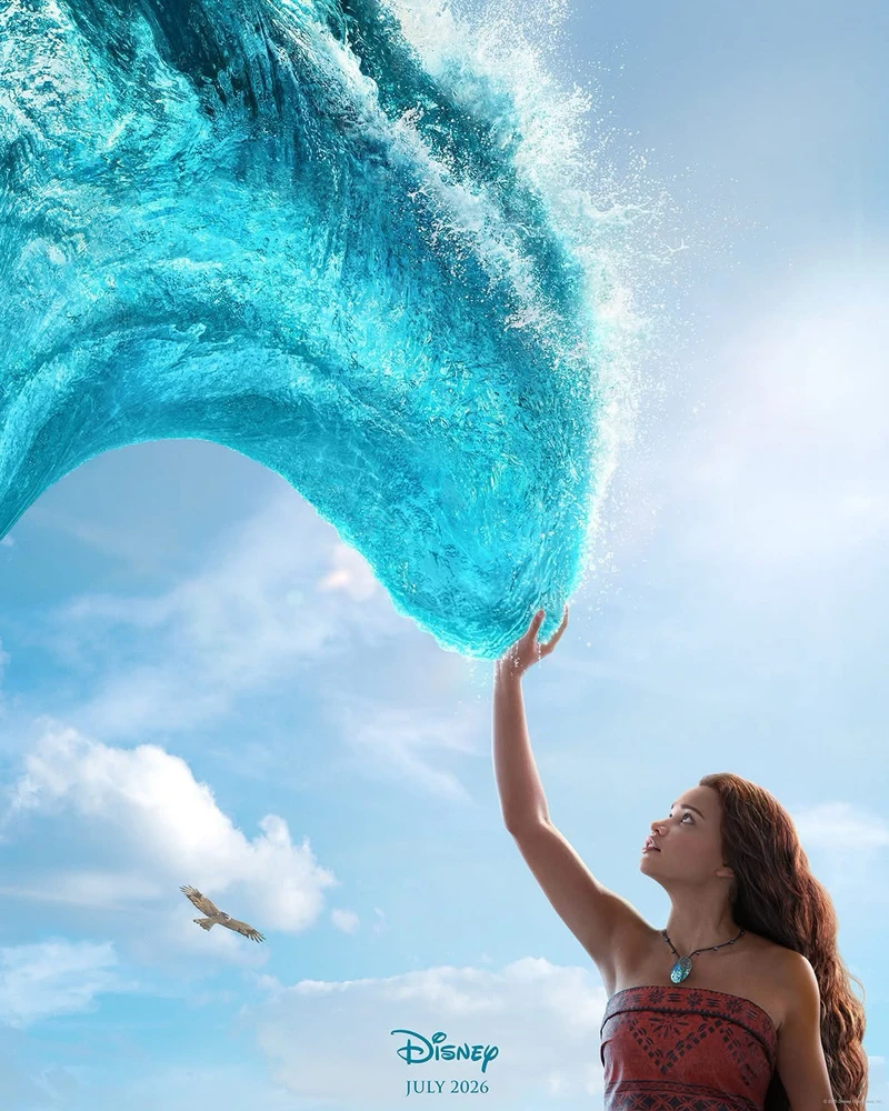 First Poster to the Live Action Moana Is very Similar to Poster of the Animated How to Train Your Dragon.