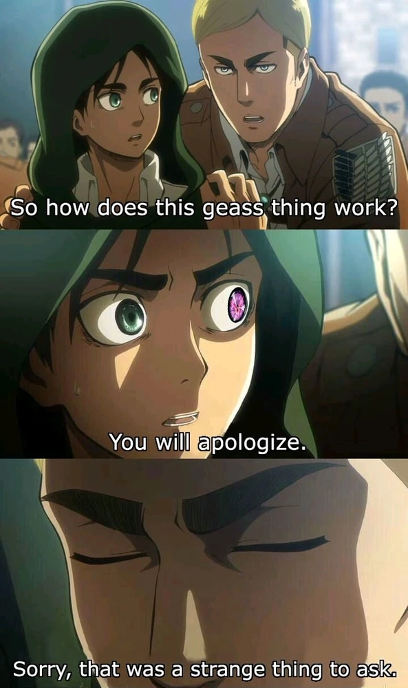 Lelouch Vi Brittania befiehlt dir...