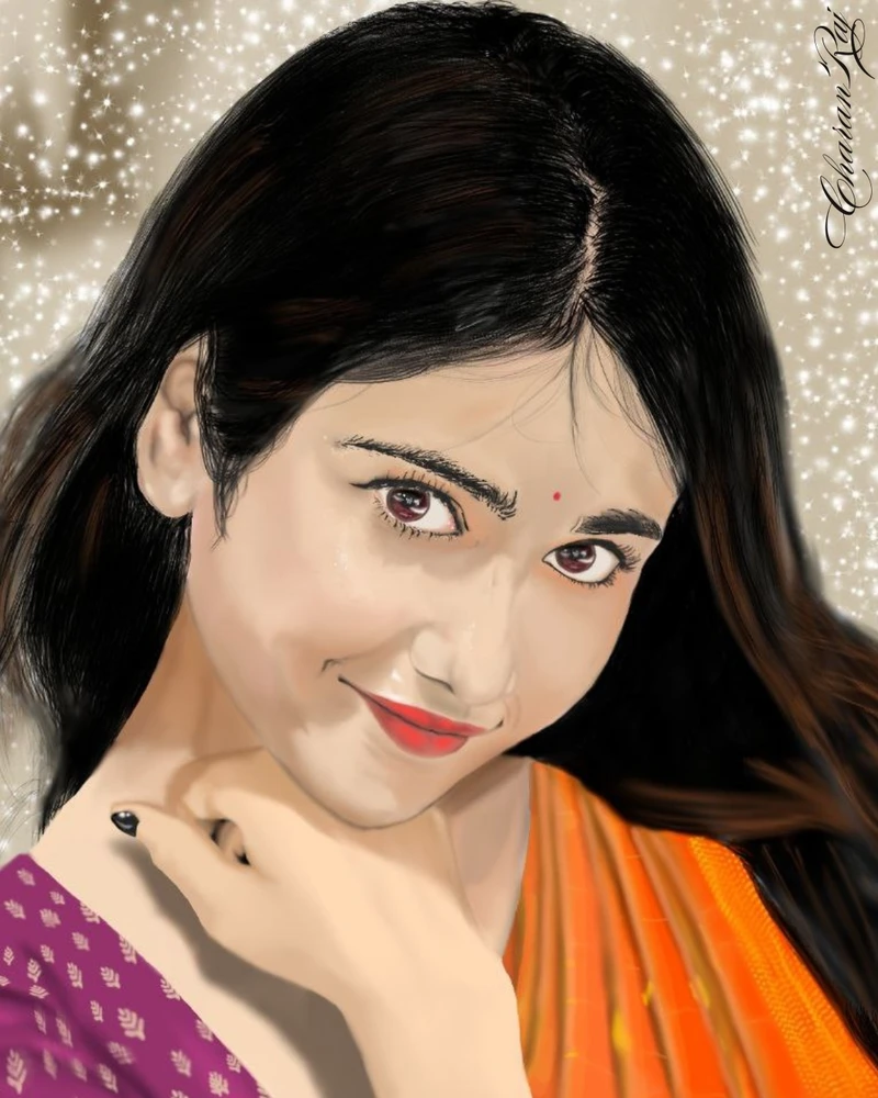 I just magically got that cute texture of that smile I love that alot