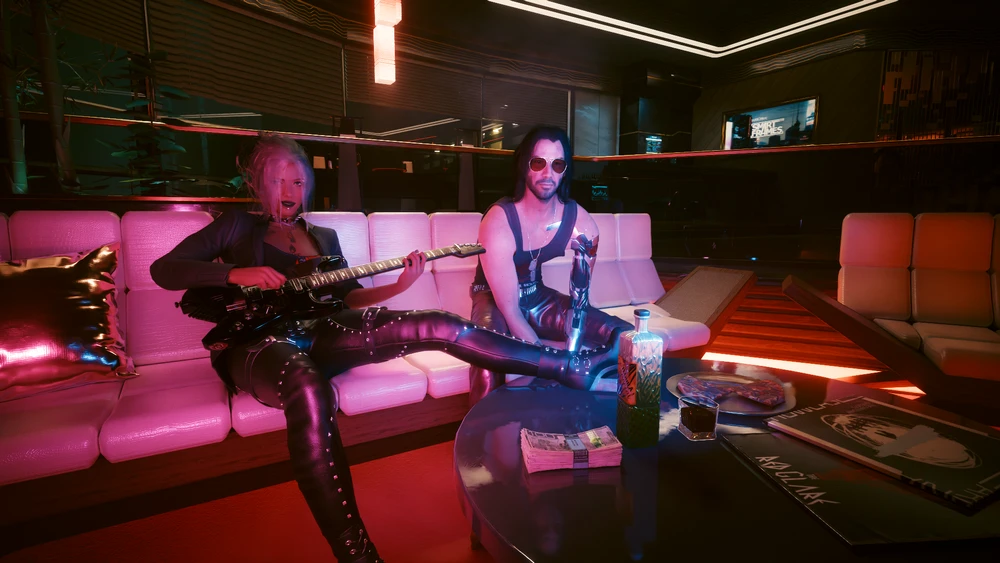 Fotito con Johnny Silverhand