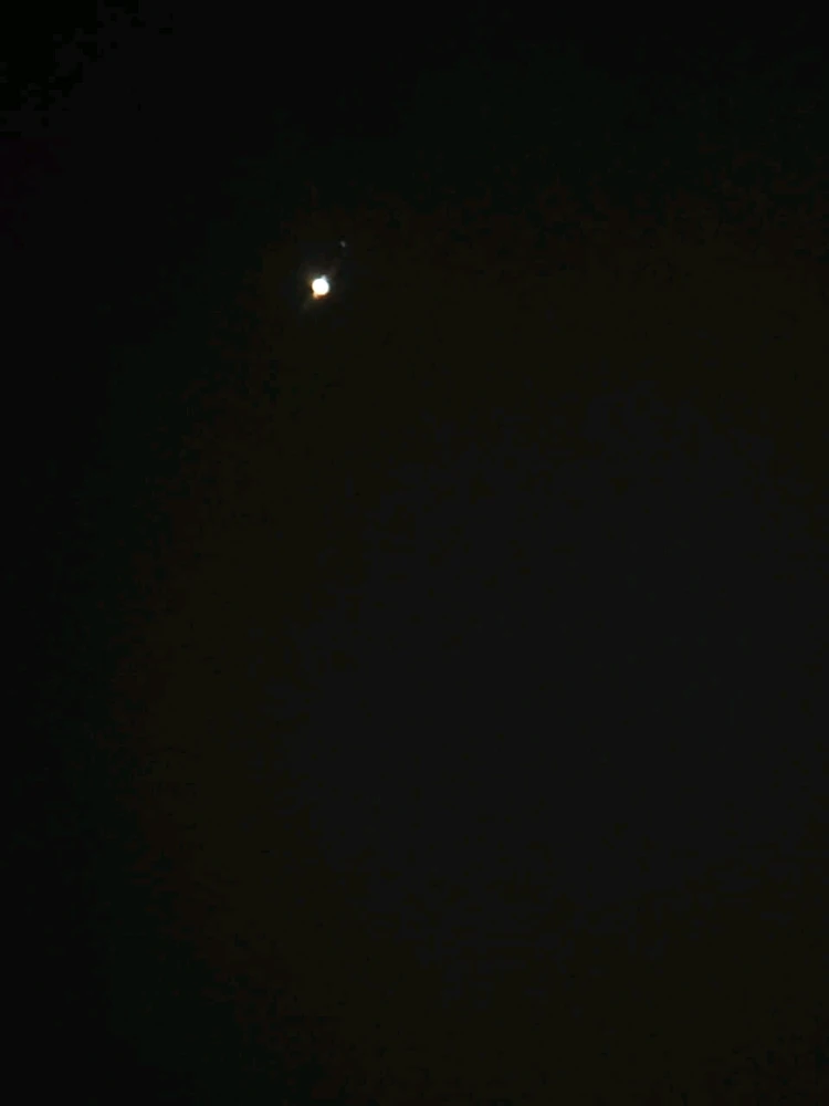 Edge-on elegance: Saturn’s ghostly rings fading from view, Titan keeping quiet company as a single shining speck 💫🪐