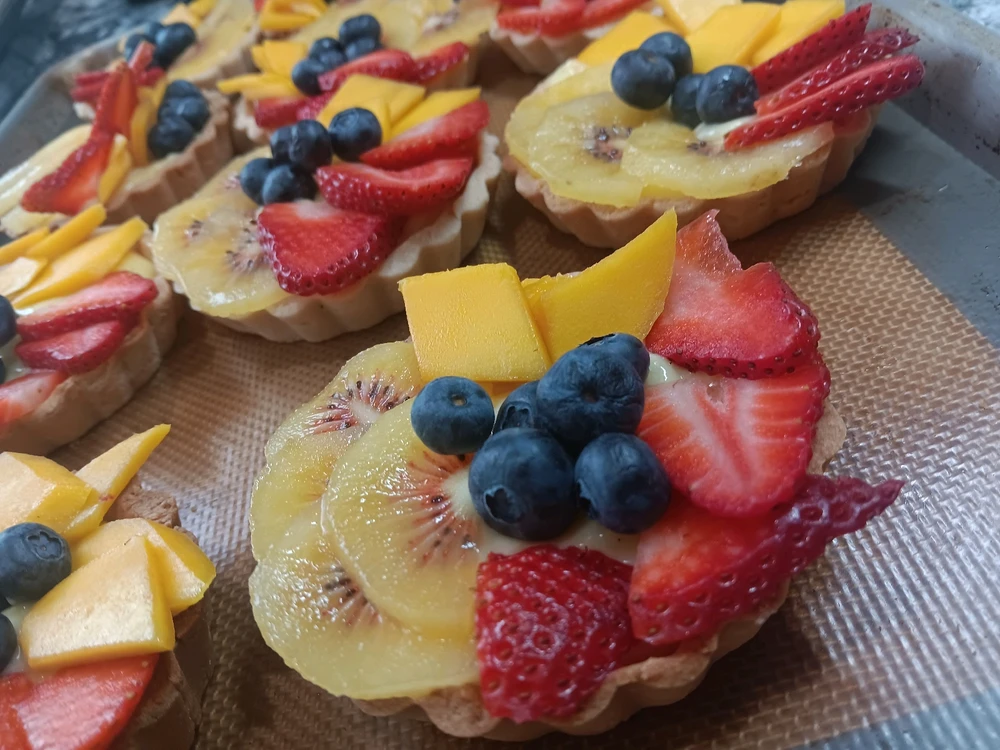 Dairy free fruit tarts
