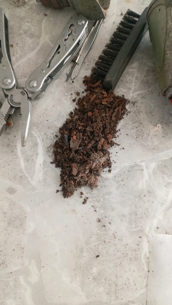 What I could remove from the interior of the drill