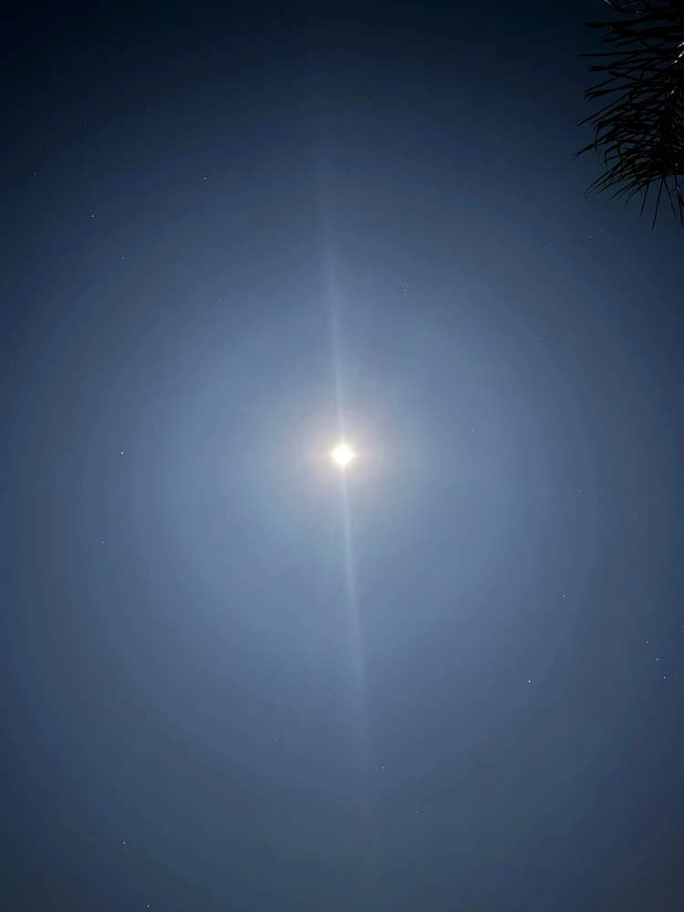 This was taken around midnight