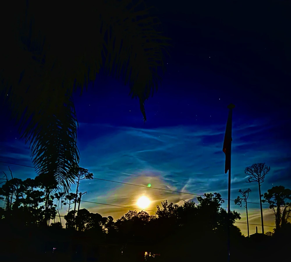 This was taken an hour before first light