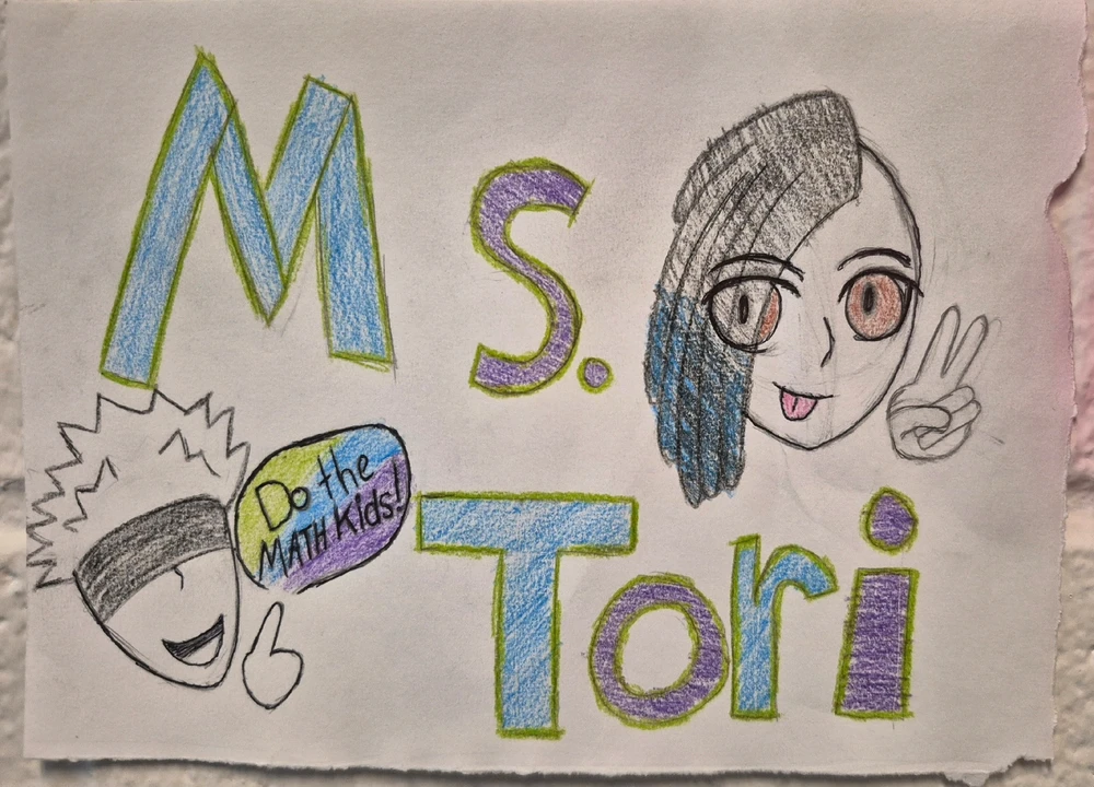 Name sign for the tutoring room