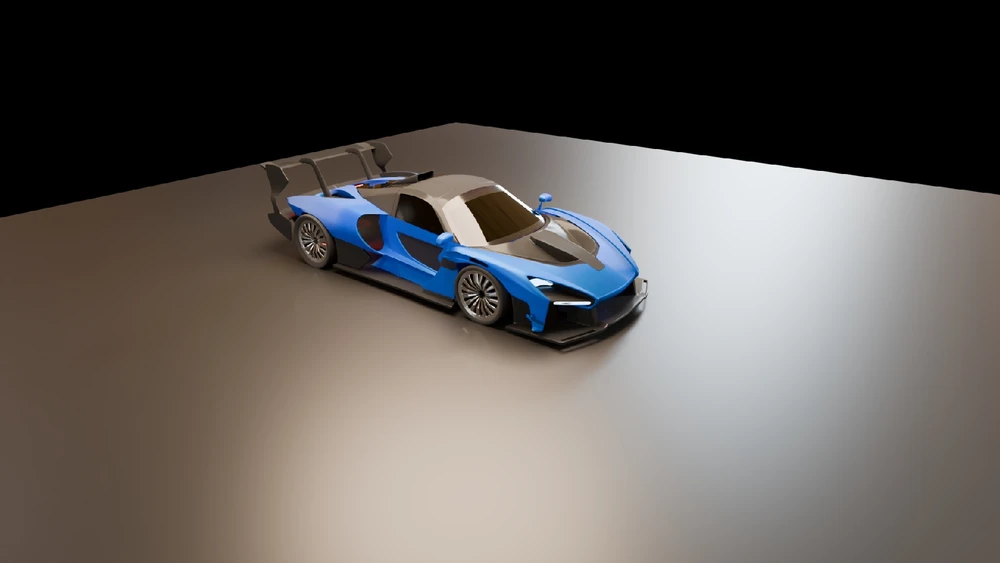 McLaren Senna GTR Blue