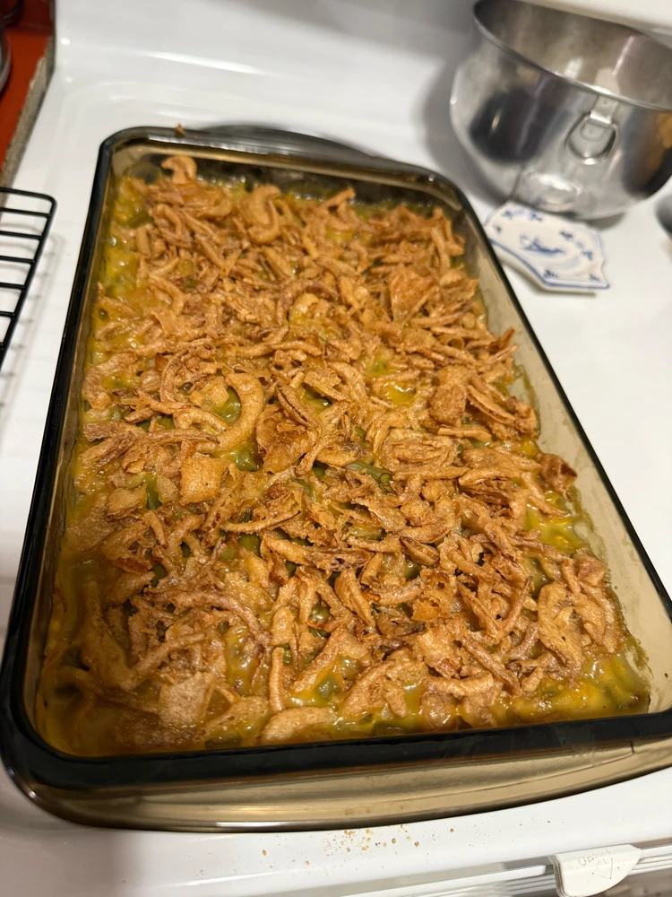 Green Bean Casserole using cream of chicken soup