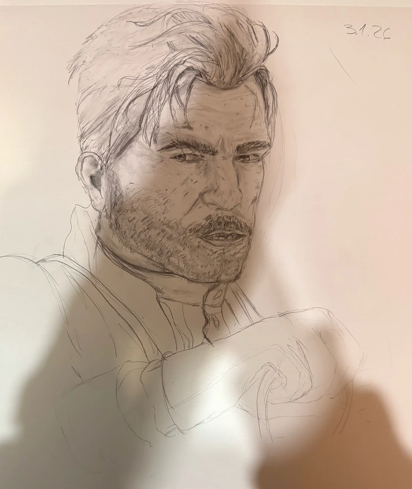 Arthur morgan, Zeichnung, rdr 2, red dead redemtion 2, game, video spiel, wilder westen.