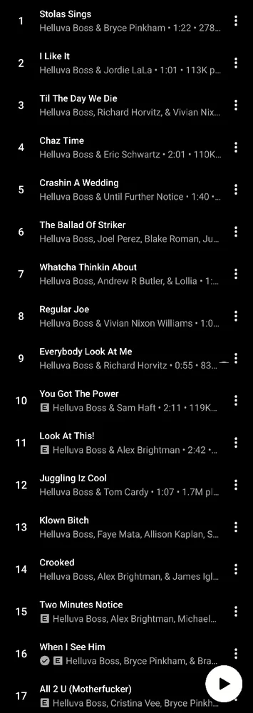 Helluva Boss Season 2 OST PART 1